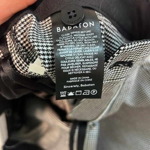 NWT Babaton Atelier Houndstooth Women's Trousers Size 4 - Picture 7 of 9